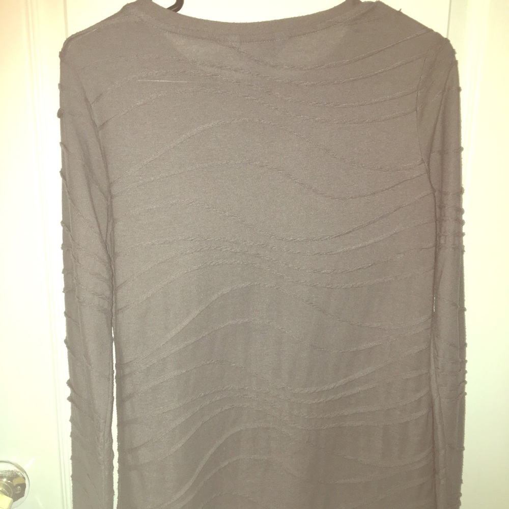 Simply Vera Long Sleeve Gray Top